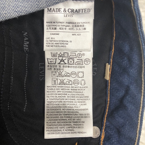 ⭐️🔹 Levi’s Made and Crafted PINS Skinny Jeans - Picture 4 of 6